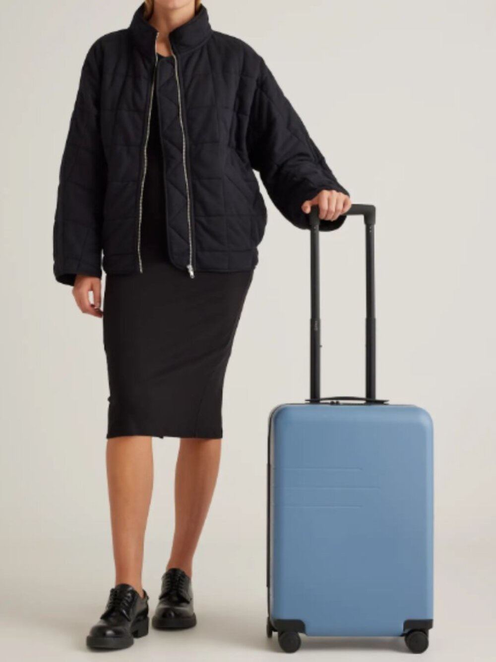 Quince Small Carry-On Suitcase Blue